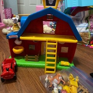 Mickey Mouse barnyard set